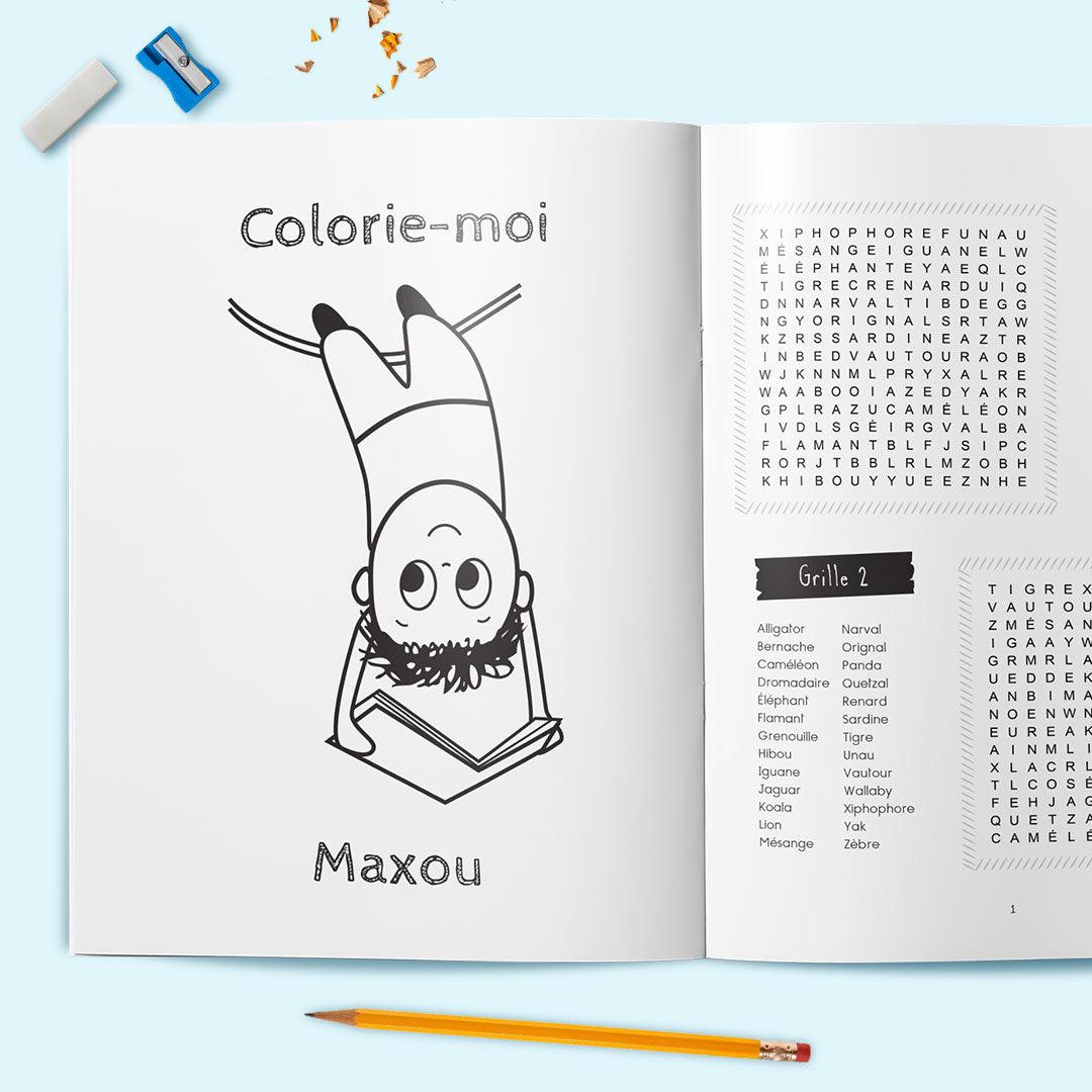 Cahier d’écriture Jeux de mots | Maxou & Bizou